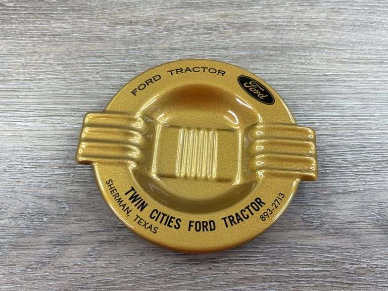 Twin Cities Ford Tractor Ashtray, 4 7/8”W