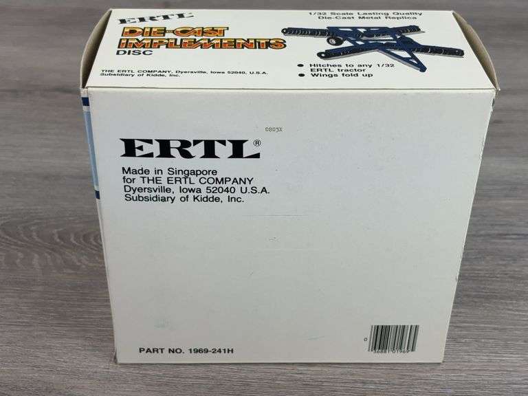 Ford Disc, 1/32, Ertl, Die-Cast Implements