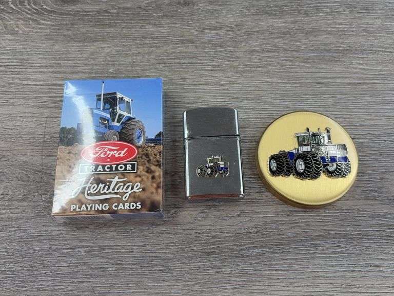 Ford Tractor Supreme Lighter, Cap & Heritage Playing Cards