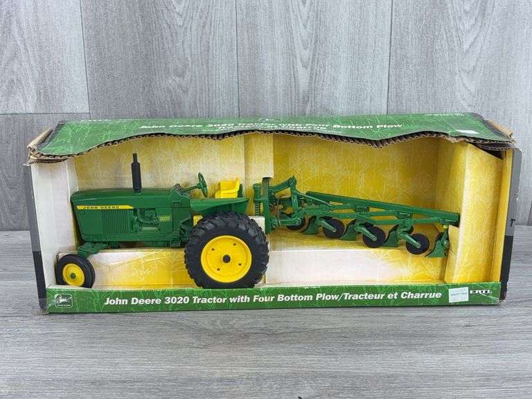 John Deere 3020 WF Duals W/4 Bottom Plow, 1/16