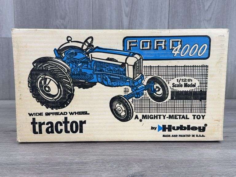 Ford 4000 WF , 1/12, Hubley, 3 PT., Original Box
