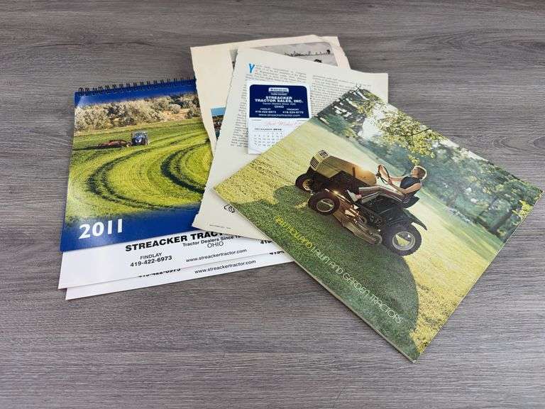 2011 New Holland Calendars & 1972 Lawn Mower Brochure