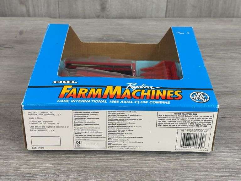 Case International 1666 Axial-Flow Combine, 1/64, Ertl