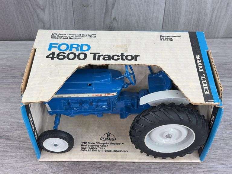 Ford 4000 WF, 1/12, Ertl Toys, Stock #805, 3 PT.