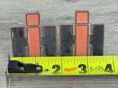 2 IH Emblems, 1 3/4”Wx2”H, 1 Has Broken Mount