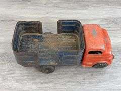 Structo Toys Wind Up Truck, 13”