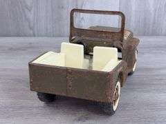 Tonka Army Jeep, 9 3/4”