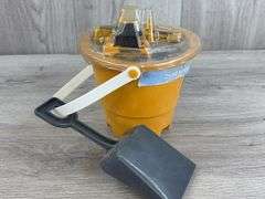 John Deere 2 Vehicle & Shovel In Bucket Set