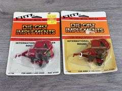 2 International 2400 Round Balers, 1/64, Ertl