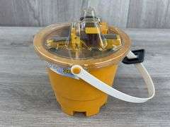 John Deere 2 Vehicle & Shovel In Bucket Set