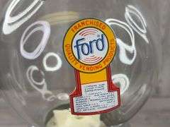 Ford Quality Vending Products Gumball Machine & Stand, Appr. 38”H