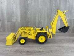 Ford 5550 Backhoe/Loader, 1/12, Ertl, Missing Muffler