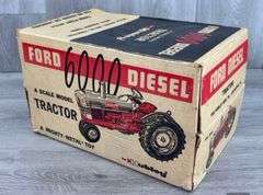 Ford 6000 NF Diesel, 1/12, Hubley, Mighty-Metal, 3 PT.