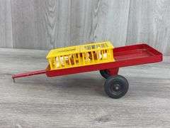 Ford 961 Powermaster NF Farm Set, Shed, 1/12, Hubley