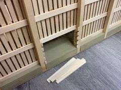 Custom Built Corn Crib, 24 1/2”Wx23 3/4”Dx12 3/4”H