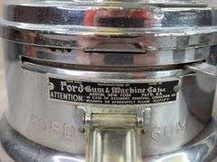 Ford Quality Vending Products Gumball Machine & Stand, Appr. 38”H