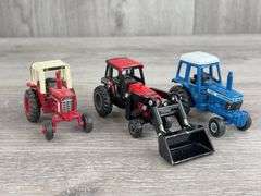 International 1086 WF, Case IH 2594 WF W/Loader & Ford 9700, 1/64