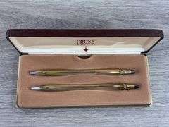 Ford Cross Pen/Pencil Set, 10KT. Gold Filled