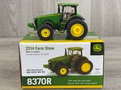 John Deere 8370R Duals, 1/64, 2014 Farm Show, Ertl