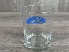 4 Ford Drinking Glasses, 4 1/8”H