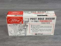 Ford Post Hole Digger For 961, 1/12, Hubley, Original Box