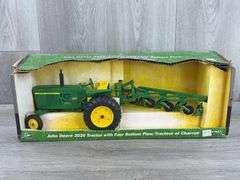 John Deere 3020 WF Duals W/4 Bottom Plow, 1/16