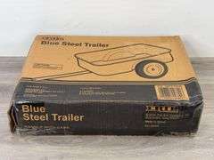 Blue Steel Pedal Tractor Trailer, NIB, Ertl