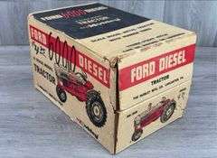 Ford 6000 NF Diesel, 1/12, Hubley, Mighty-Metal, 3 PT.