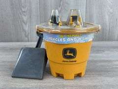 John Deere 2 Vehicle & Shovel In Bucket Set
