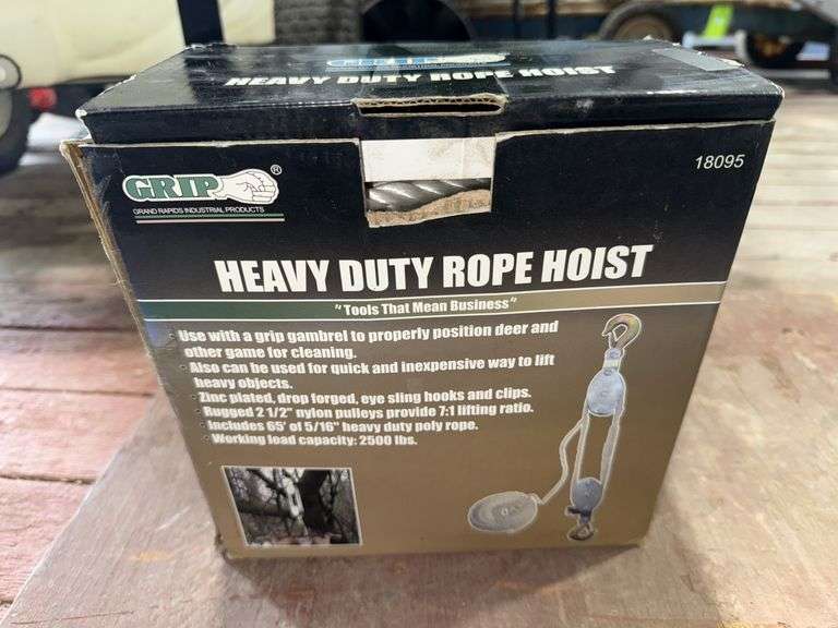 Grip Heavy Duty Rope Hoist