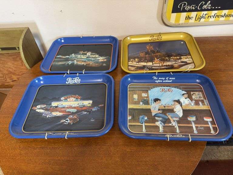 Pepsi-Cola Metal Trays