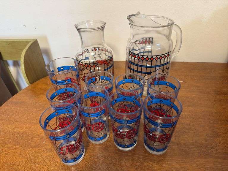Pepsi-Cola Pitchers & Glasses