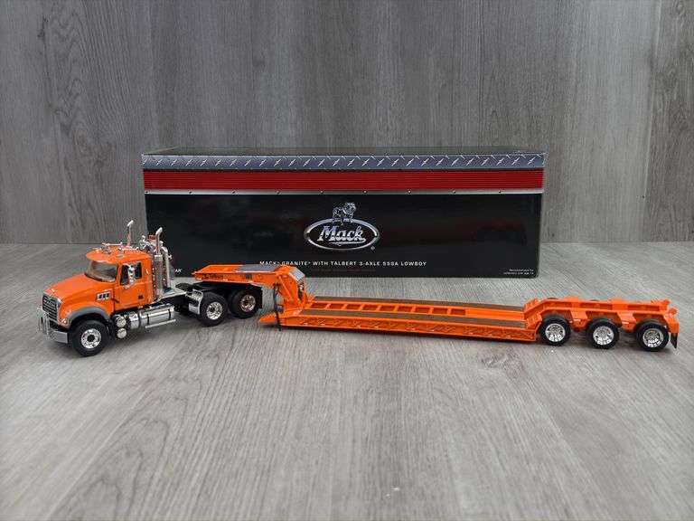 Mack Granite W/Talbert 3-Axle 55SA Lowboy, 1/34