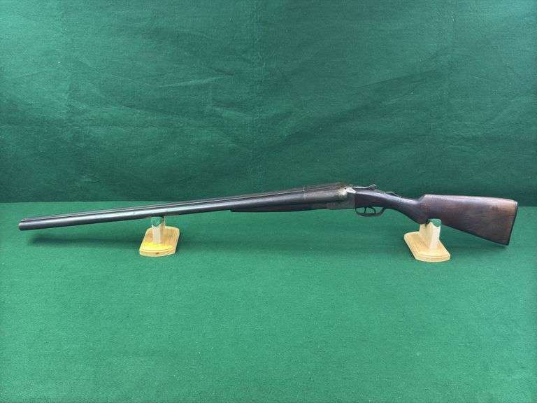 N.R. Davis & Sons Ajax 12 Gauge Double Barrel Shotgun, Davis Warner Arms Co., Serial #F2653, 30” Barrel