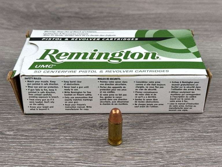 Remington 32 Auto Pistol & Revolver Cartridges, Qty. 50, 71 Gr.