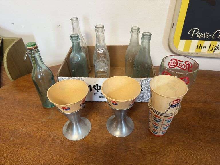 Pepsi-Cola Bottles, Sno-Cone Holders & Cups