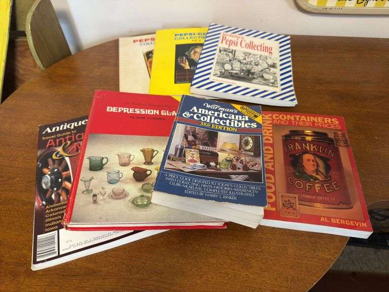 Pepsi-Cola, Depression Glass & Antique Collecting Books