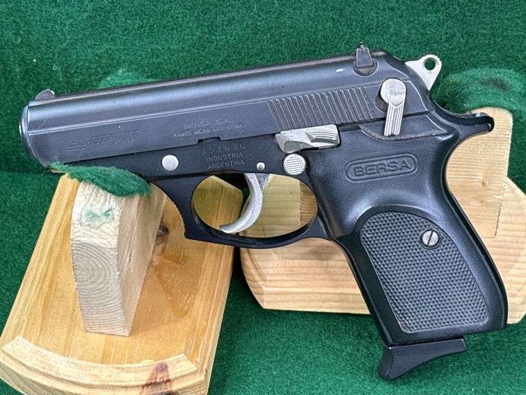 Bersa Thunder .380 Semi Auto Pistol, Serial #451630, Made In Argentina, 3 1/2” Barrel, Original Box & Literature