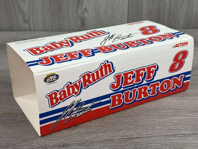 Jeff Burton #8 Baby Ruth 1990 Thunderbird Stock Car, 1/24, Limited Edition, 1 Of 8,004, Action