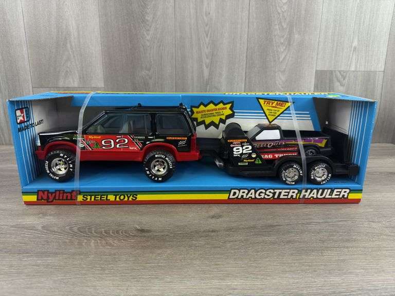 Nylint Dragster Hauler, 21” Long, Metal Muscle