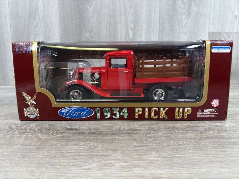 1934 Ford Stake Truck, 1/18, Road Legends