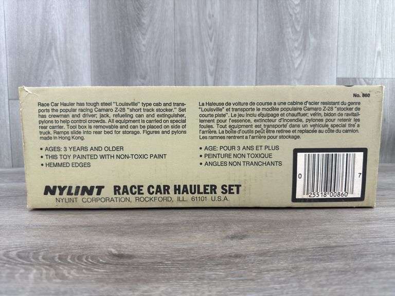 Nylint Race Car Hauler Set, 16” Long, No. 860