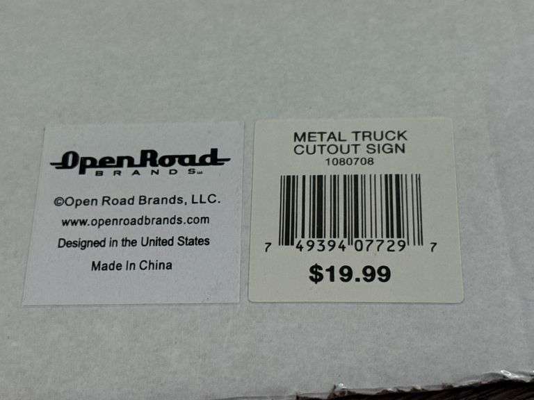 Standard Oil Co. Metal Cutout Sign, 19” Wide