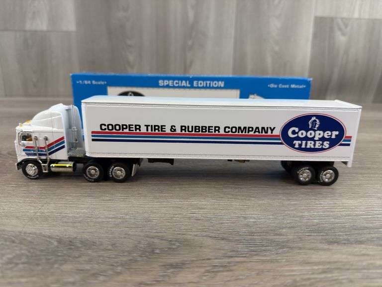 Kenworth K100E Cooper Tires Tractor Trailer Bank, 1/64, SpecCast