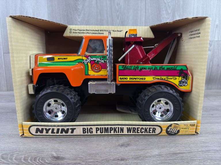 Big Pumpkin Wrecker, 13” Long, Nylint