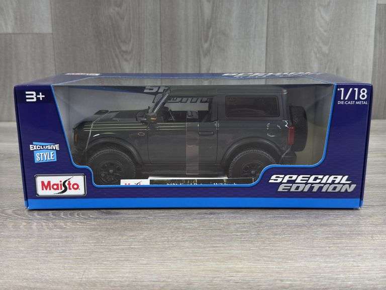 2021 Bronco Wildtrak, 1/18, Maisto, Special Edition