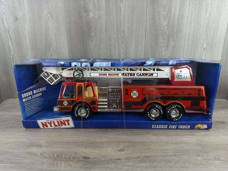 Nylint Fire Dept. Sound Machine Water Cannon,  27” Long