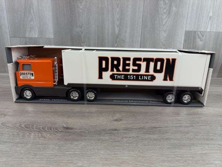 Preston Trucking Co. Sound Machine Semi, 20” Long, Nylint