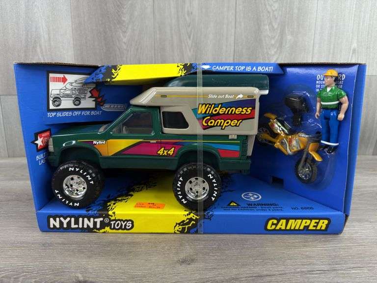 Nylint Toys 4x4 Wilderness Camper, 11 1/2” Long