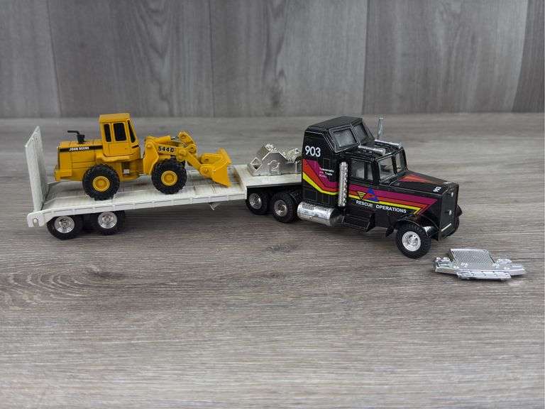 Rescue Operations Tractor Trailer W/John Deere 544G Loader